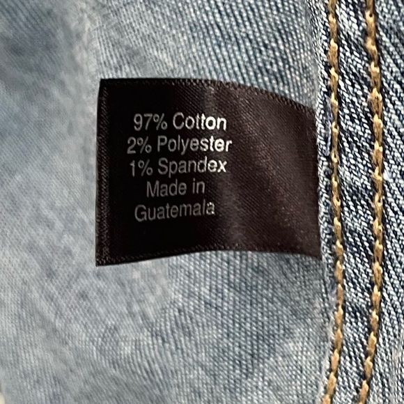 Lane Bryant distressed Fall denim jacket NWT size 20 - Picture 7 of 9